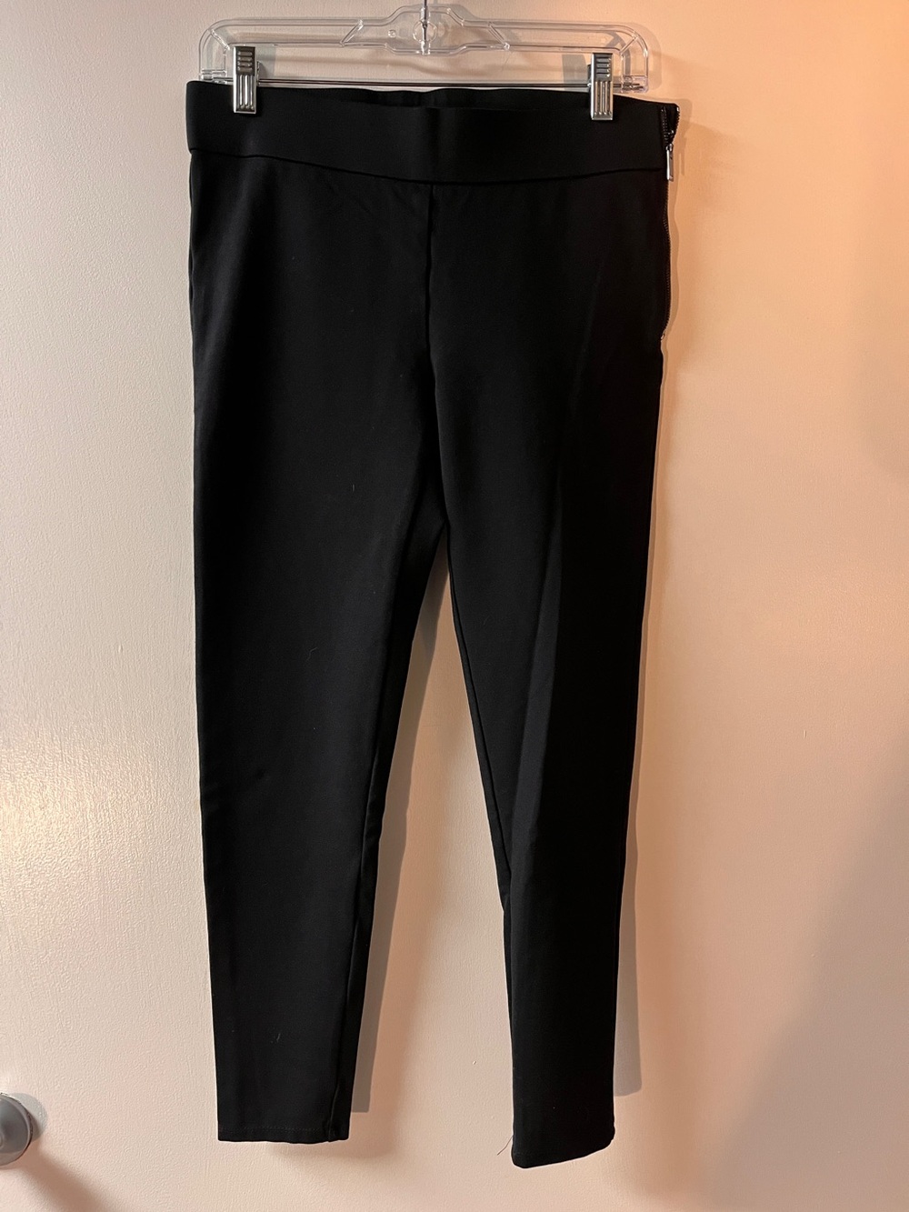 Ann Taylor Black Ponte Leggings